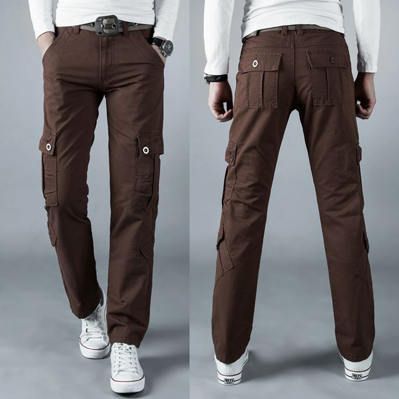 Summer Clothing Styles Men - Sommer neue einfarbige lässige Taschen Cargo