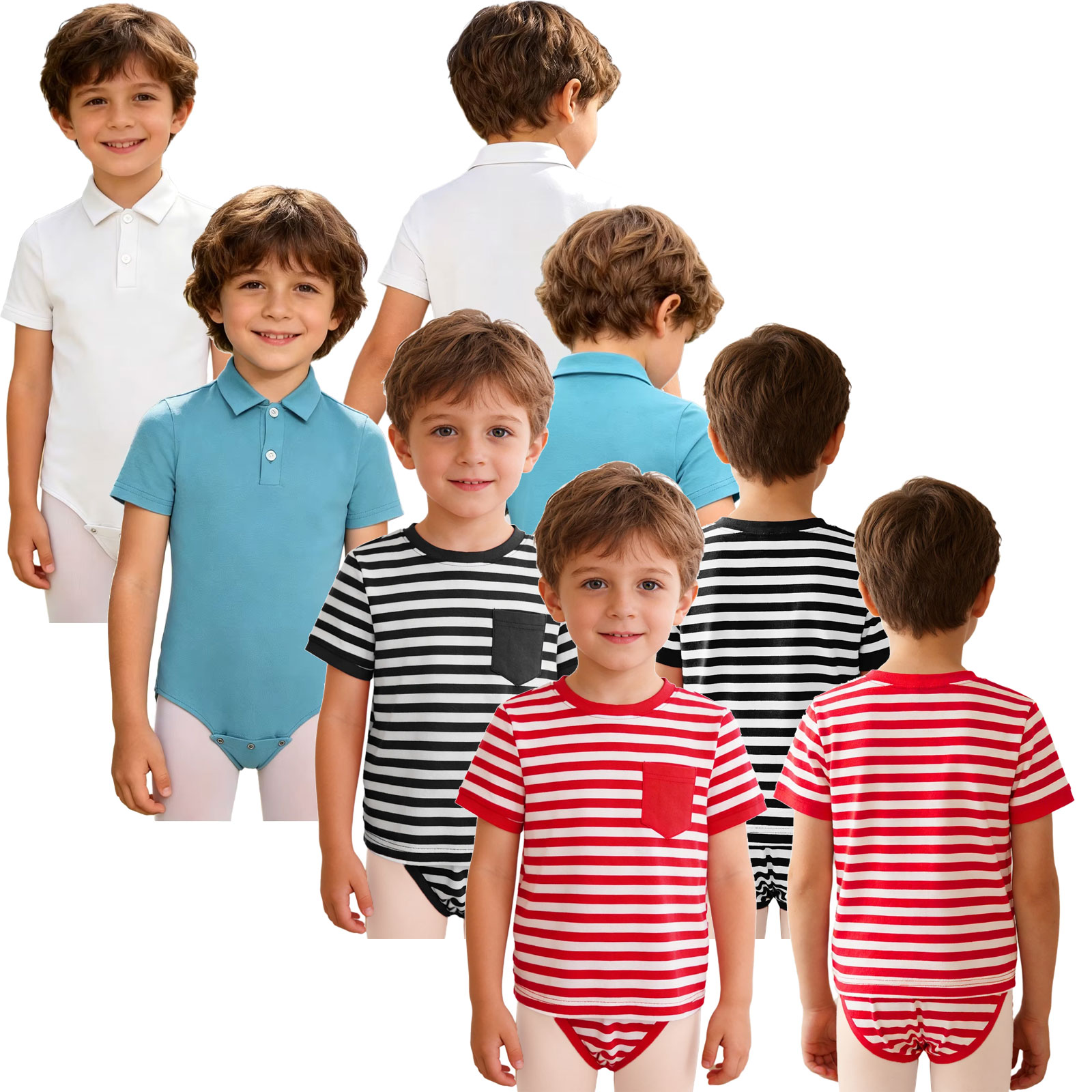 Summer Clothing Boys - Kinder-Spezialanzug für besondere Bedürfnisse, adaptiver Leotard-Kleidungsstil,
