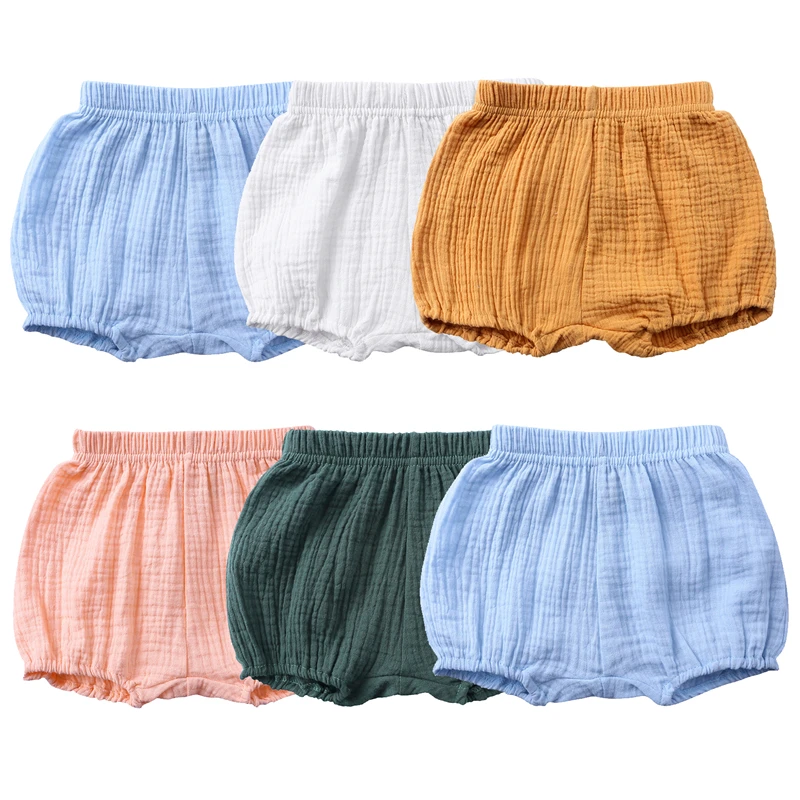 Summer Clothing Affordable - Sommer Einfarbig Baby Pumphose 0-4T Kleinkind