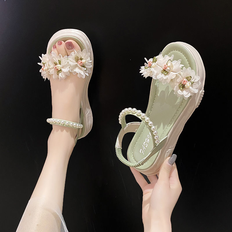 Summer Clothing H&M - Schuhe Spitze Sommer 2025, Strass-Sandalen für