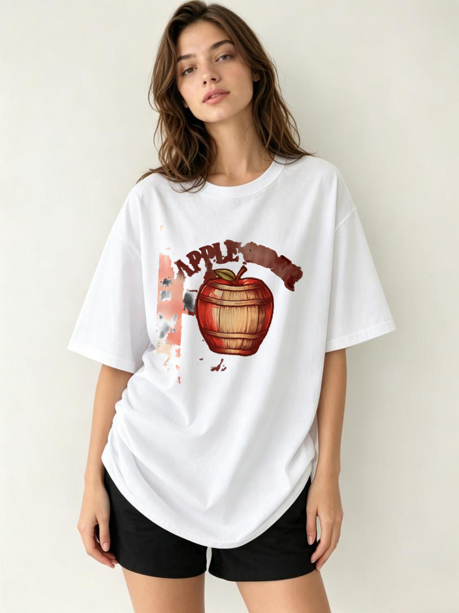 Summer Clothing Pinterest - T-Shirts Herbst Langarm Y2K Vintage Kleidungsdesign