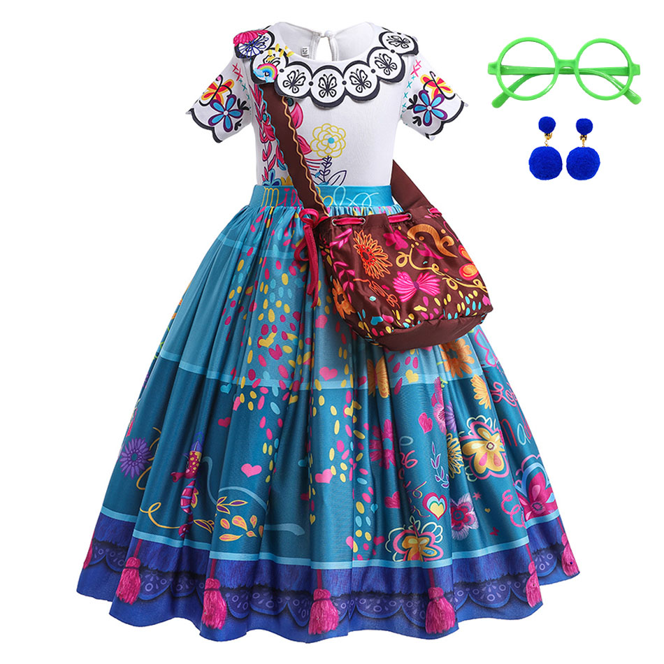 Summer Clothing For Kids Girls - Mädchen Prinzessin Kostüm Kinder Encanto Halloween
