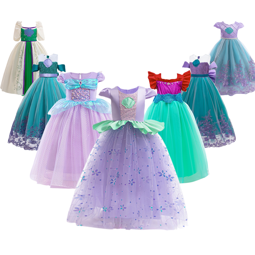 Summer Clothing For Kids Girls - Kleine Meerjungfrau Ariel Prinzessin Kostüme Junge