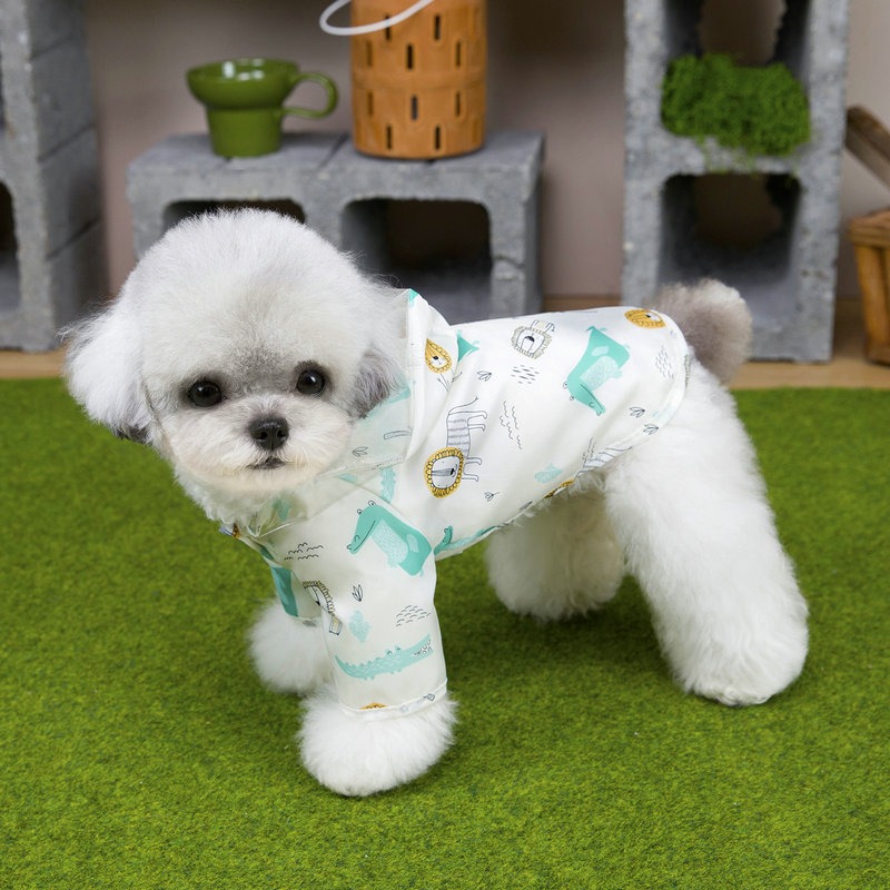 Summer Days Clothing - 2026 Hunde-Regenmantel Teddy Outdoor Wasserdichte Haustierkleidung