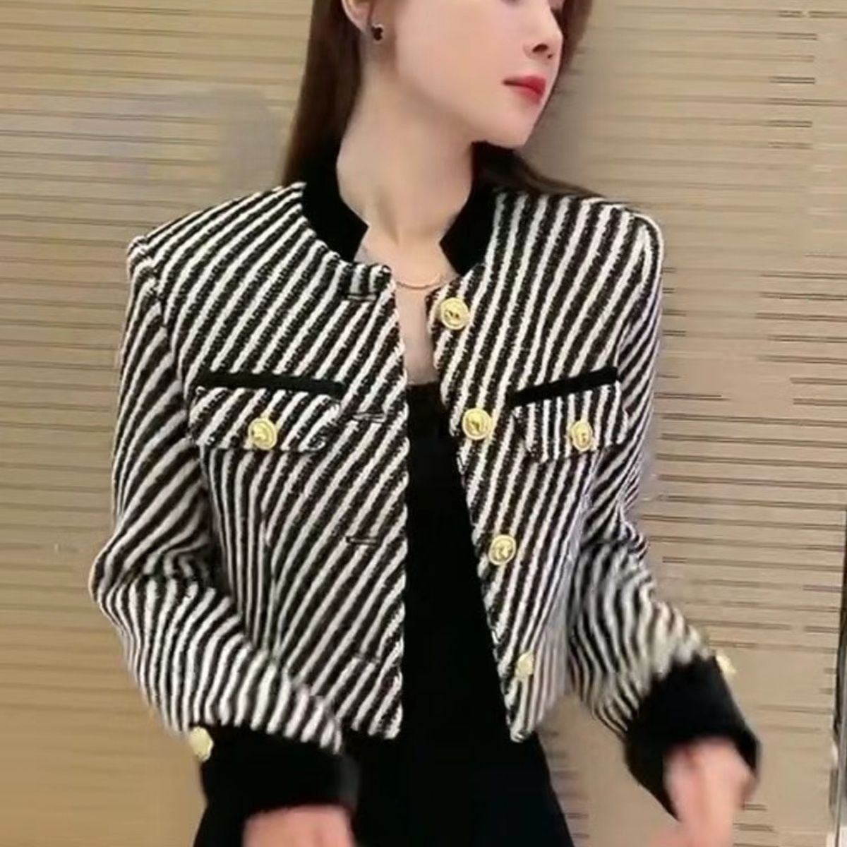 Crew Clothing Summer Jacket - Damen 2025, Strickjacke, Pullover, koreanische Mode,