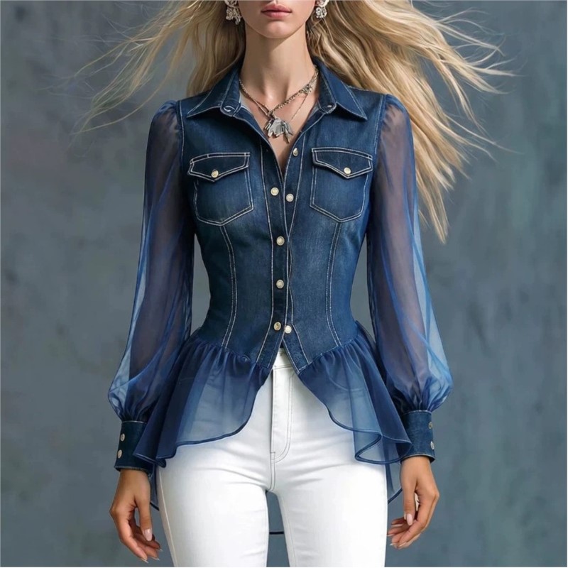 Summer Kids Clothing - Neue Damenblusen für Frühling und Herbst,
