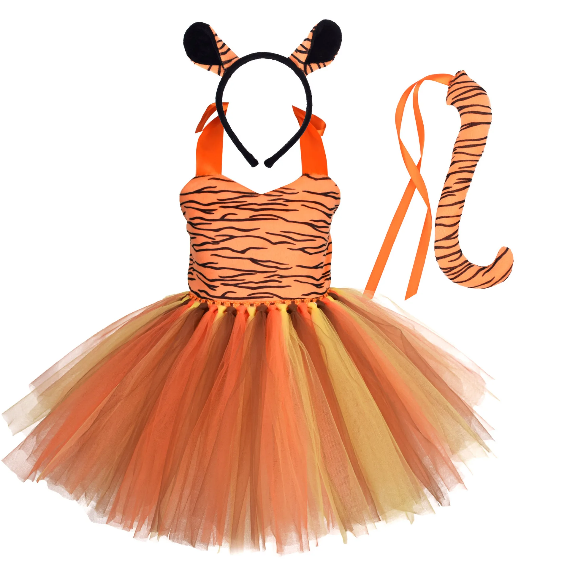 Summer Clothing For Kids Girls - Tiger-Kostüm für Babys, Kinder, Wald, Geburtstag,