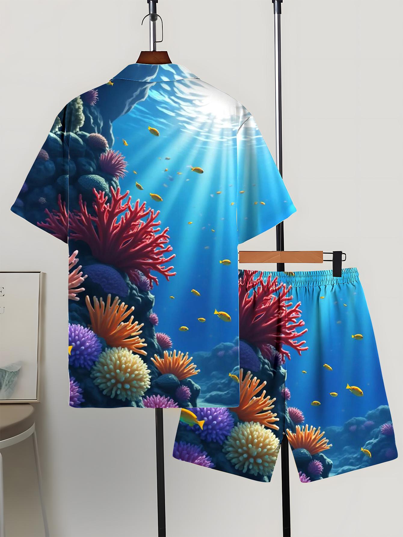 Summer Clothing Drip - Herren-Shirt-Sets 2026 Frühling/Sommer Drip-Kleidung 3D-gedruckte Y2K-Trainingsanzüge