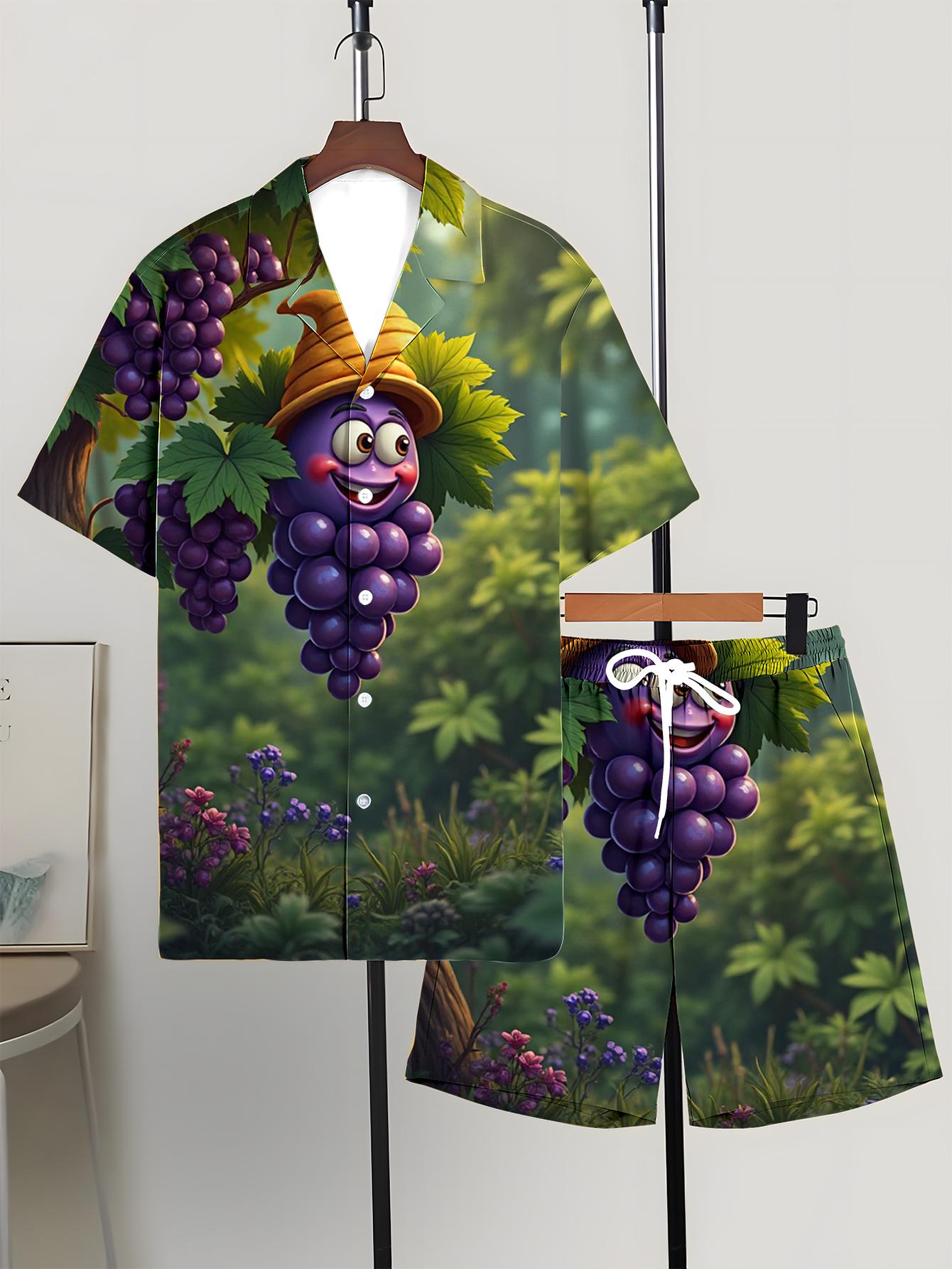 Summer Clothing Drip - Herren-Shirt-Sets 2026 Frühling/Sommer Grafik-Drip-Kleidung 2-teiliges Set