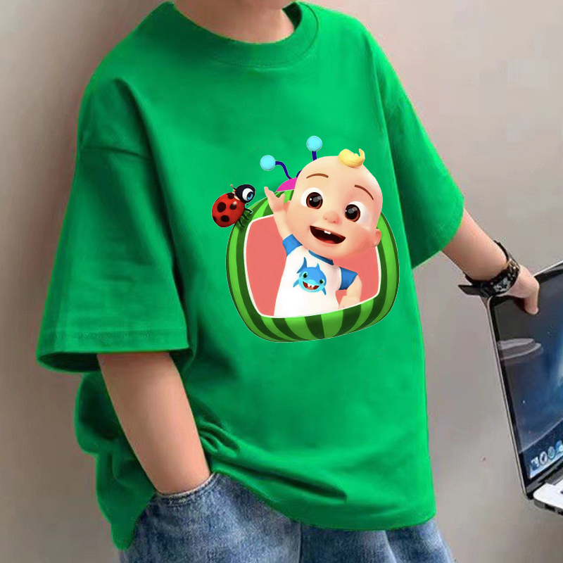 Summer Clothing Boys - Cocomelons Baby T-Shirts Anime Baumwolle Kurzarm