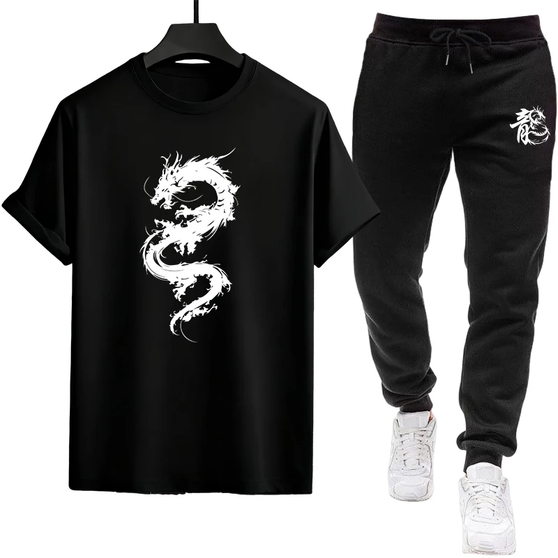 Summer Days Clothing - 2026 Bequemes Herren-Kleidungsset, Premium-Baumwoll-T-Shirt und Laufhose