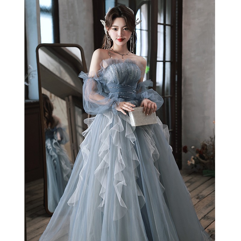 Summer Clothing Affordable - Bel Canto Auftrittsbekleidung Studenten-Kunstprüfungs-Kleid Mori-Stil Moderatorinnen-Abendkleid