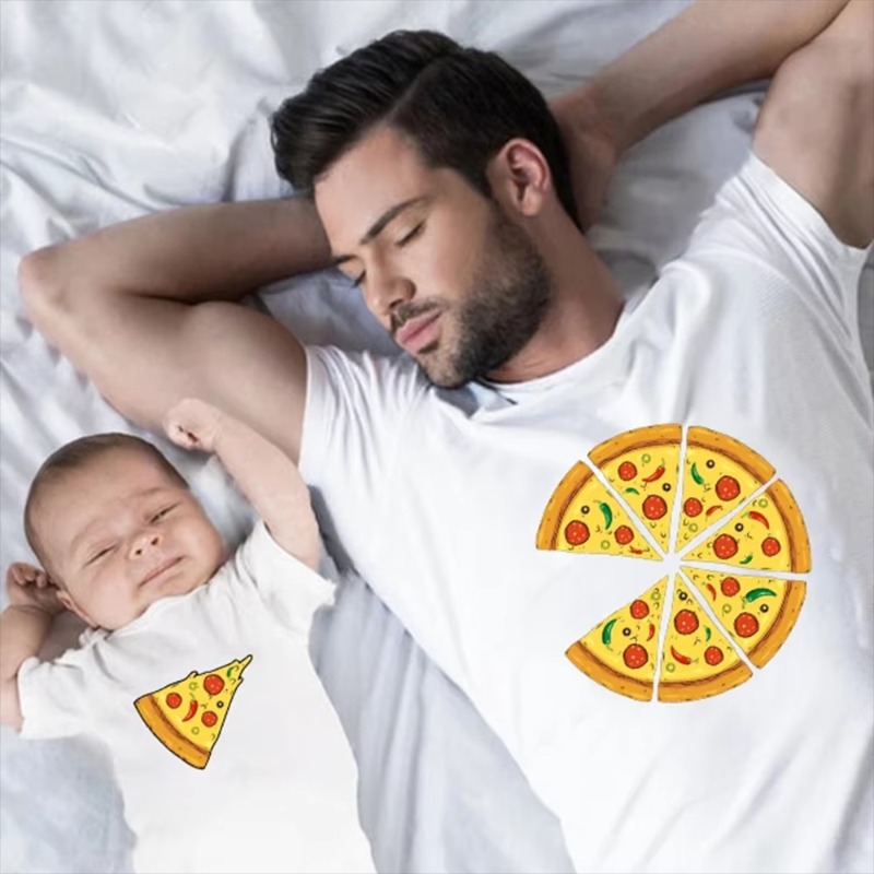 Pizza-T-Shirt Familien-Match-S – Summer Days Clothing Bewertung und Preis
