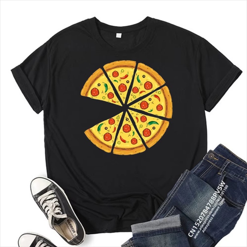 Pizza-T-Shirt Familien-Match-S – Summer Days Clothing Bewertung und Preis