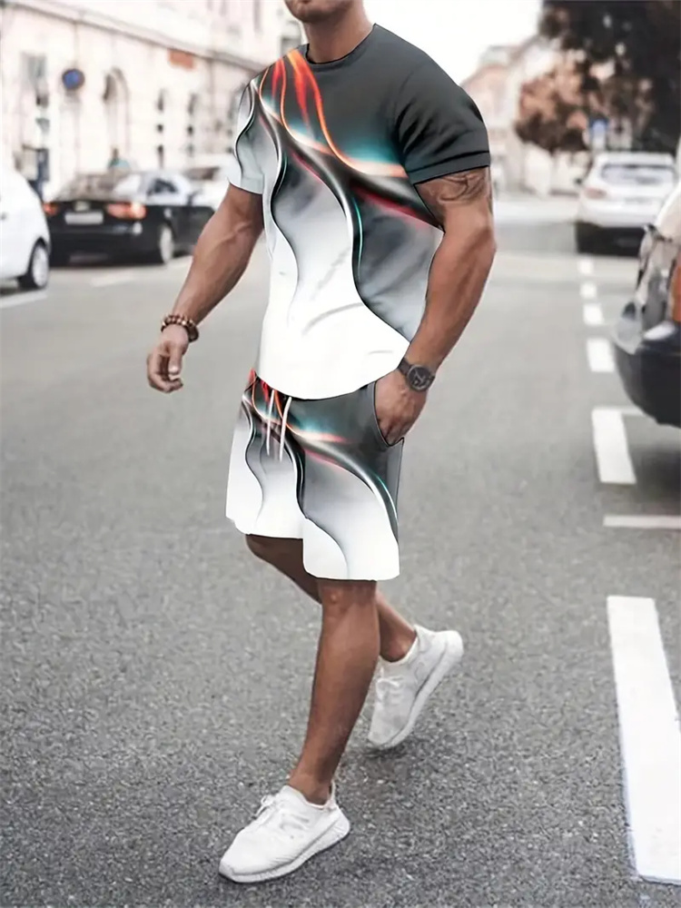 Herren Damen Farbverlauf Textu – Summer Clothing Styles Men Bewertung und Preis