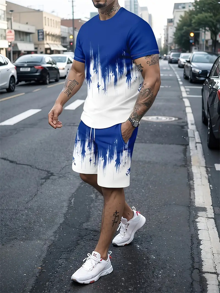 Herren Damen Farbverlauf Textu – Summer Clothing Styles Men Bewertung und Preis