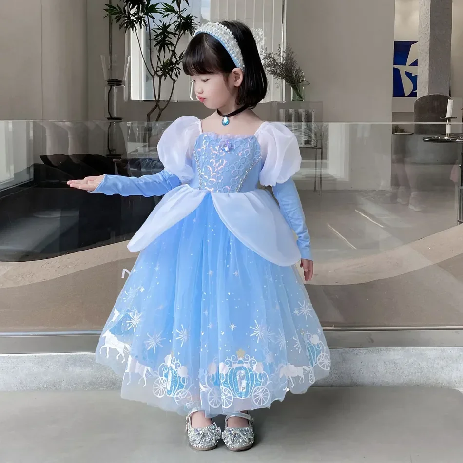 Cinderella Prinzessin Cosplay  – Summer Clothing For Kids Girls Bewertung und Preis