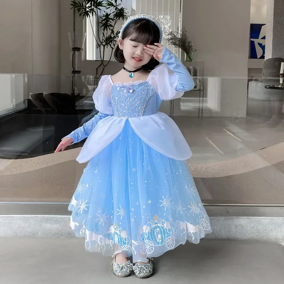 Cinderella Prinzessin Cosplay  – Summer Clothing For Kids Girls Bewertung und Preis