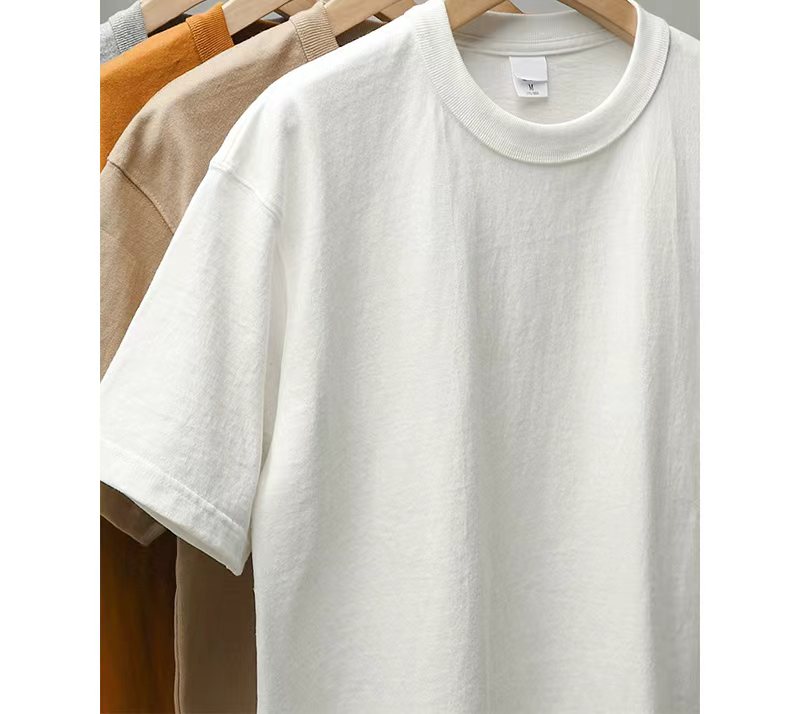 Baumwoll-Kurzarmshirts, hochwe – Summer Clothing Drip Bewertung und Preis