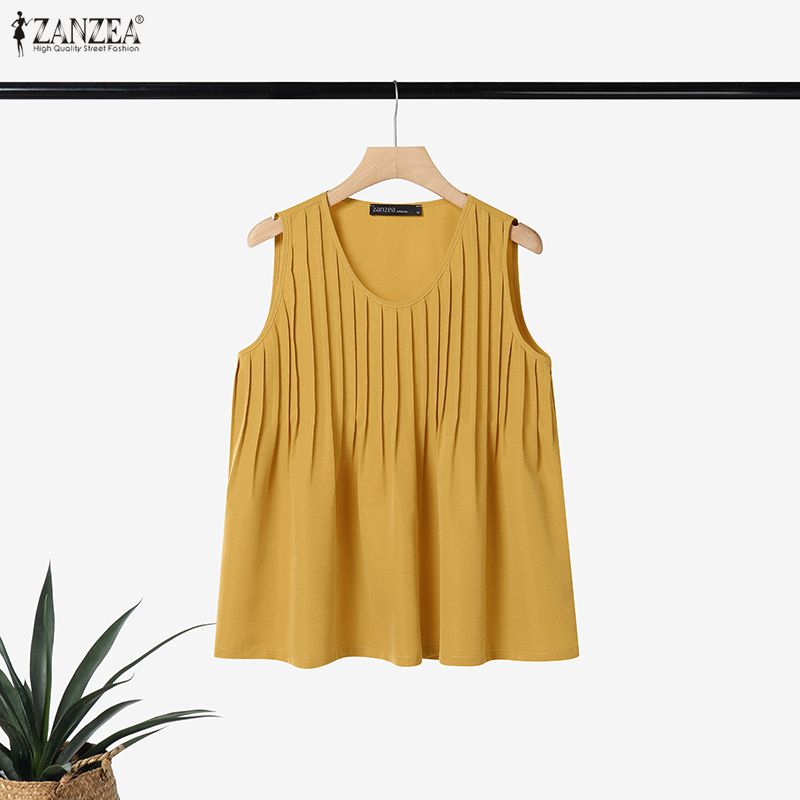 ZANZEA Plus Size 5XL Damen-Tan – Summer Clothing For Plus Size Women Bewertung und Preis