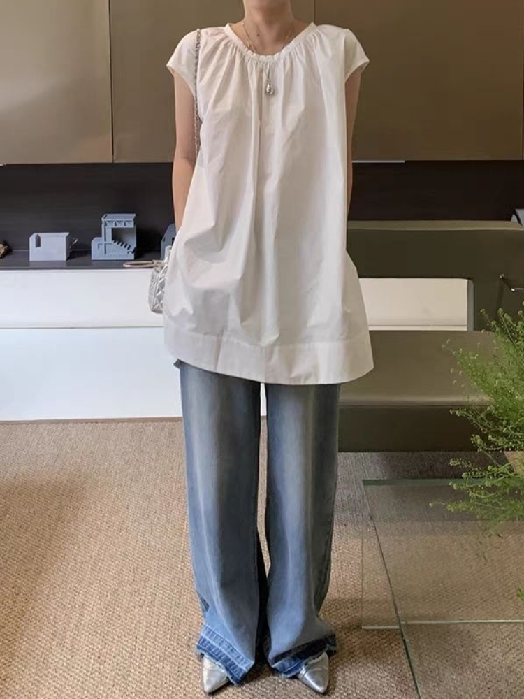 Ärmellose Blusen Frauen Vintag – Summer Linen Clothing For Women Bewertung und Preis