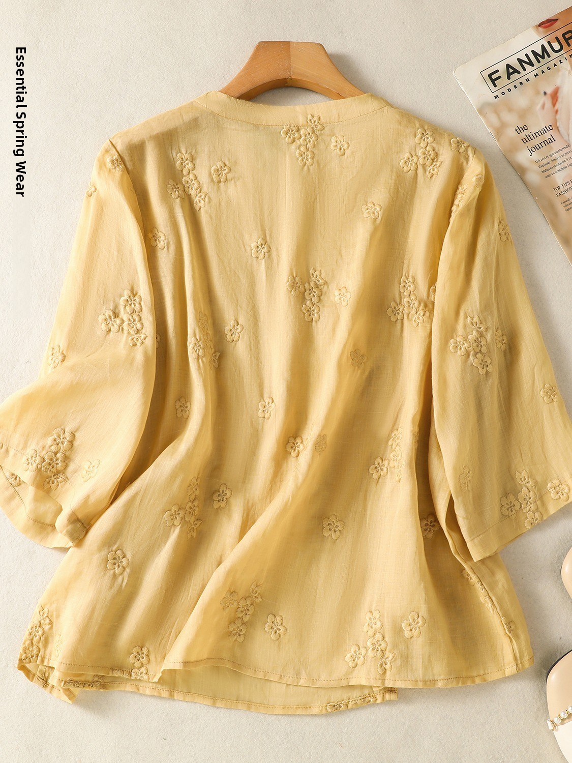 Neues Chinesisches Besticktes  – Summer Linen Clothing For Women Bewertung und Preis