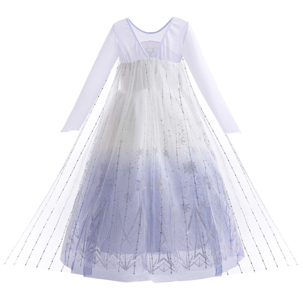 Weiße Elsa-Kleider Mädchen Geb – Summer Clothing For Kids Girls Bewertung und Preis