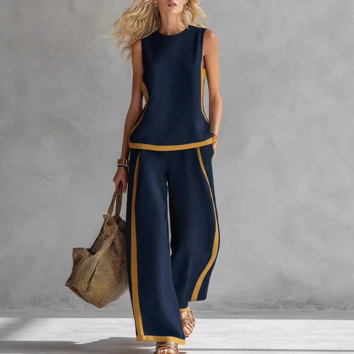 Damen Leinen 2-Teiliges Set Fa – Summer Linen Clothing For Women Bewertung und Preis