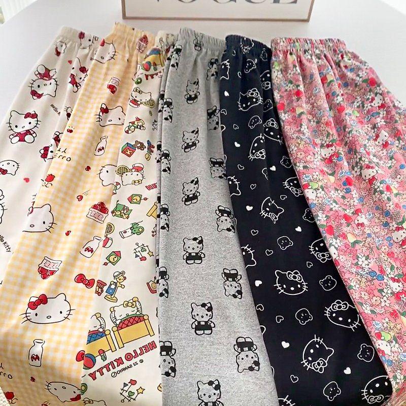 Sanrio Pants Hello Kitty Pyjam – Summer Clothing Y2K Bewertung und Preis