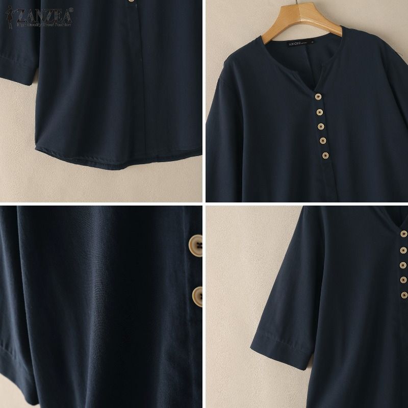 Damen-Blusen aus Baumwolle und – Summer Linen Clothing For Women Bewertung und Preis