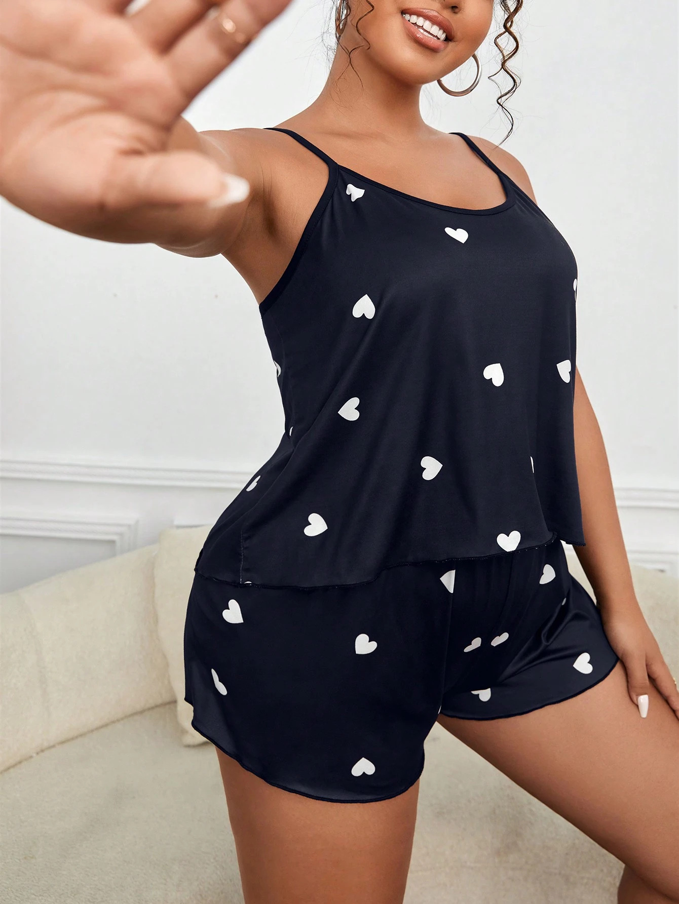 2-teiliges Pyjama-Set für Dame – Summer Clothing For Plus Size Women Bewertung und Preis