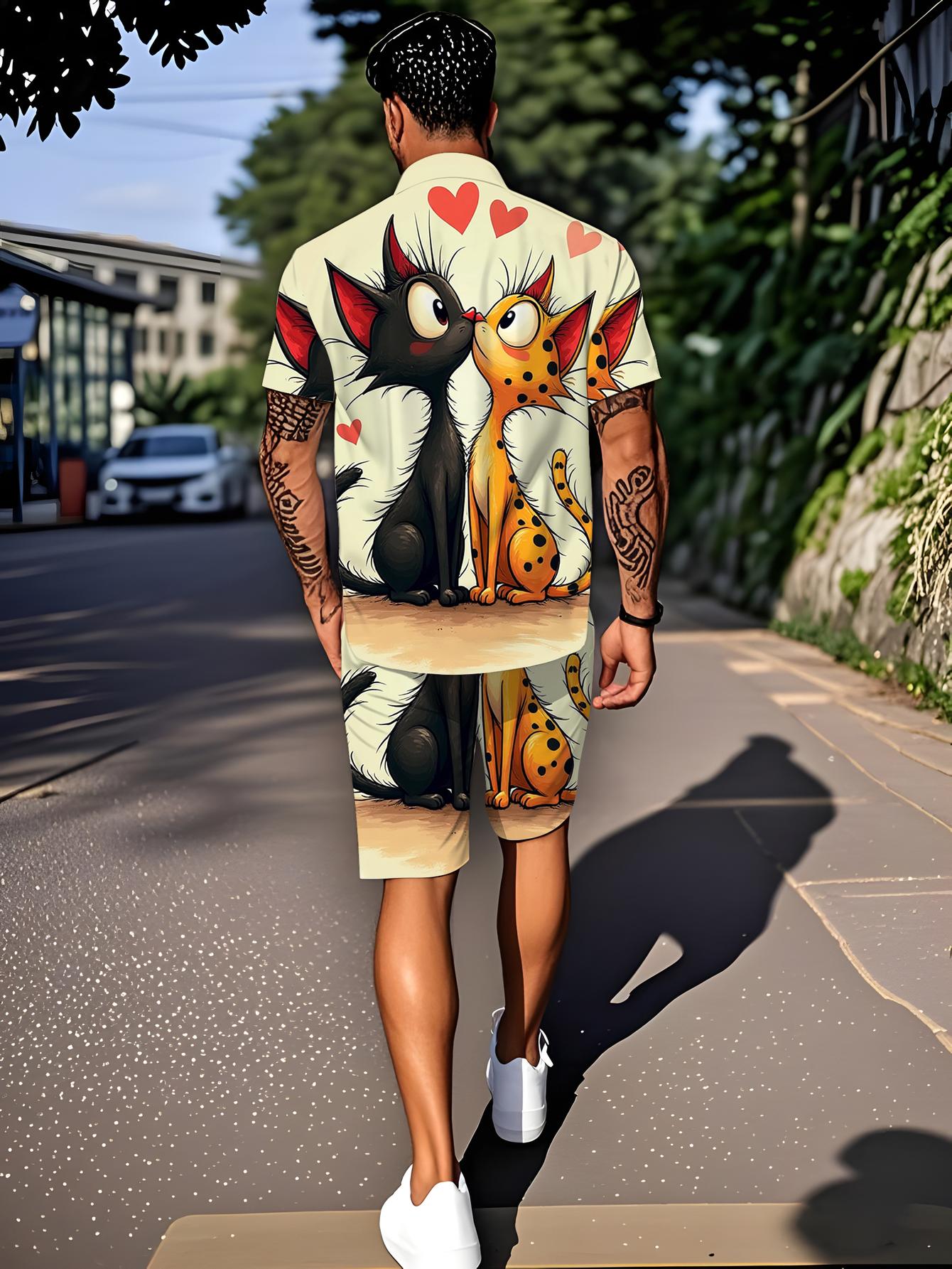 Herren-Shirt-Sets 2026 Frühlin – Summer Clothing Drip Bewertung und Preis