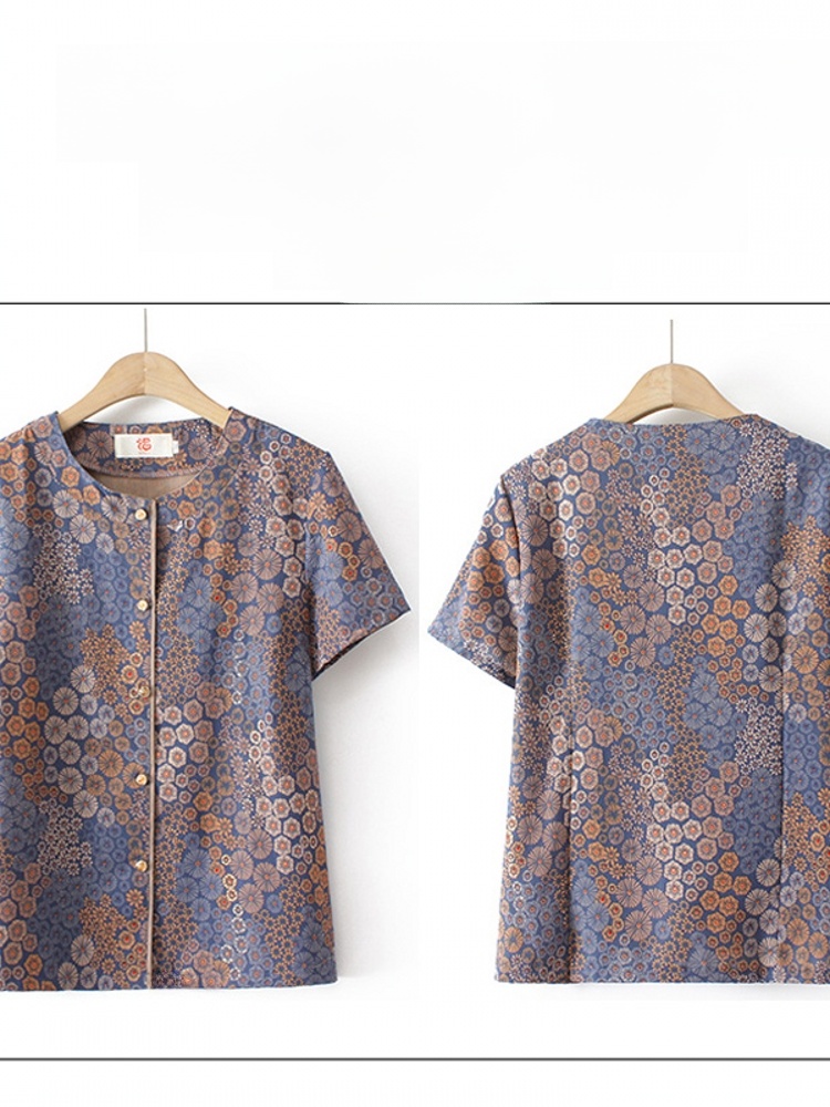Oma-Stil Kurzarm-Zweiteiler fü – Summer Clothing Over 60 Bewertung und Preis