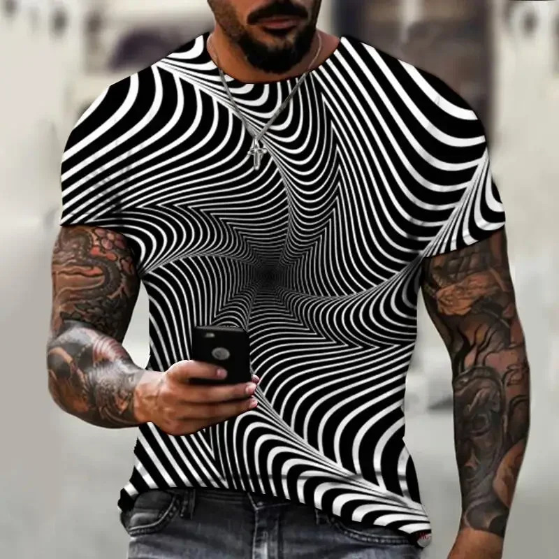 3D-gedrucktes Herren-T-Shirt,  – Summer Clothing Affordable Bewertung und Preis