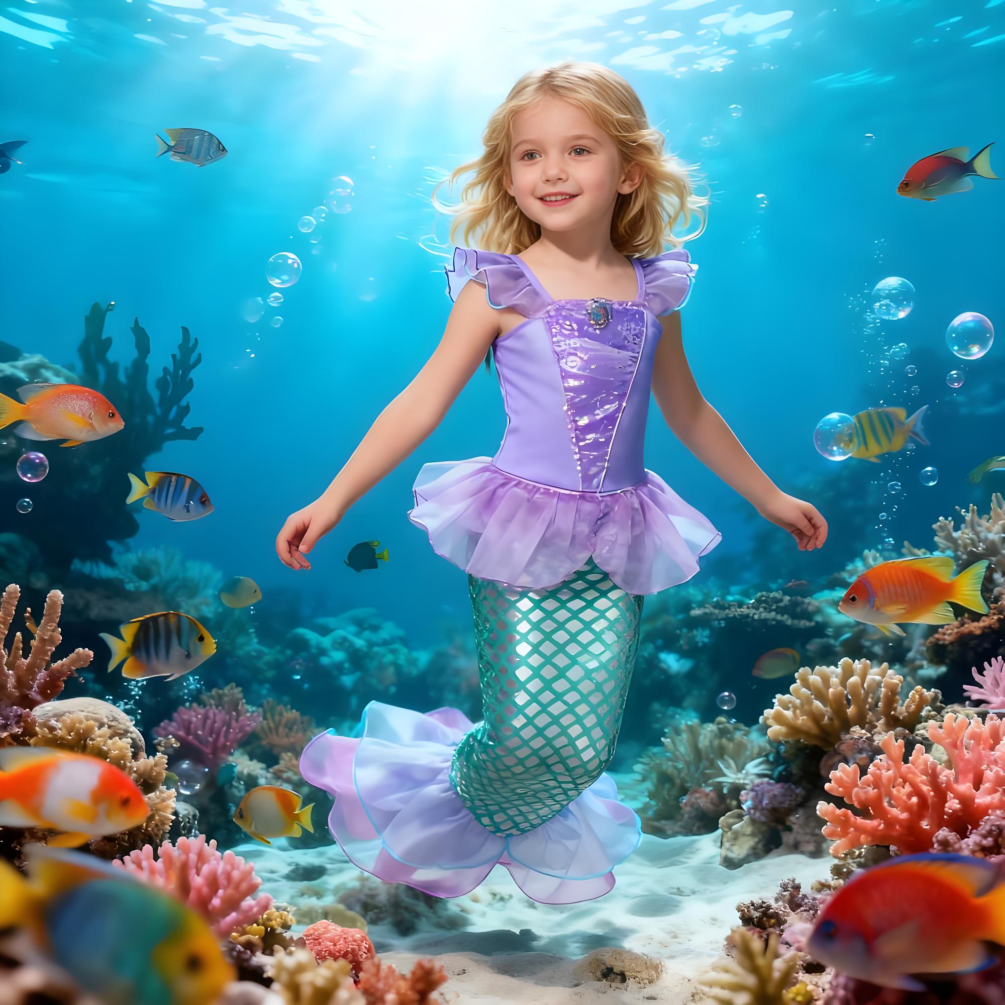 Sommer Meerjungfrau Geburtstag – Summer Clothing For Kids Girls Bewertung und Preis