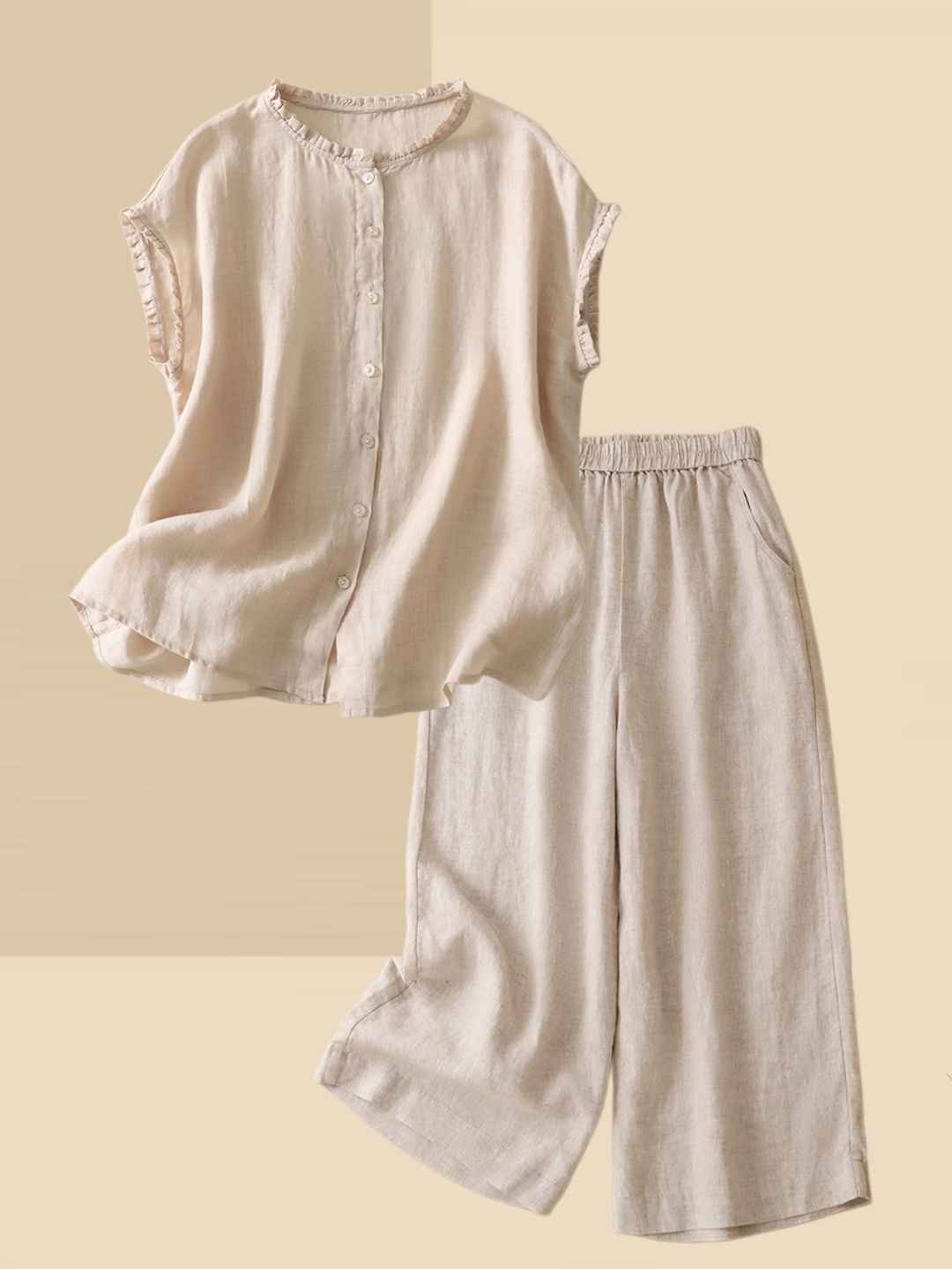 Damen-Set aus dünner Baumwolle – Summer Clothing Over 60 Bewertung und Preis